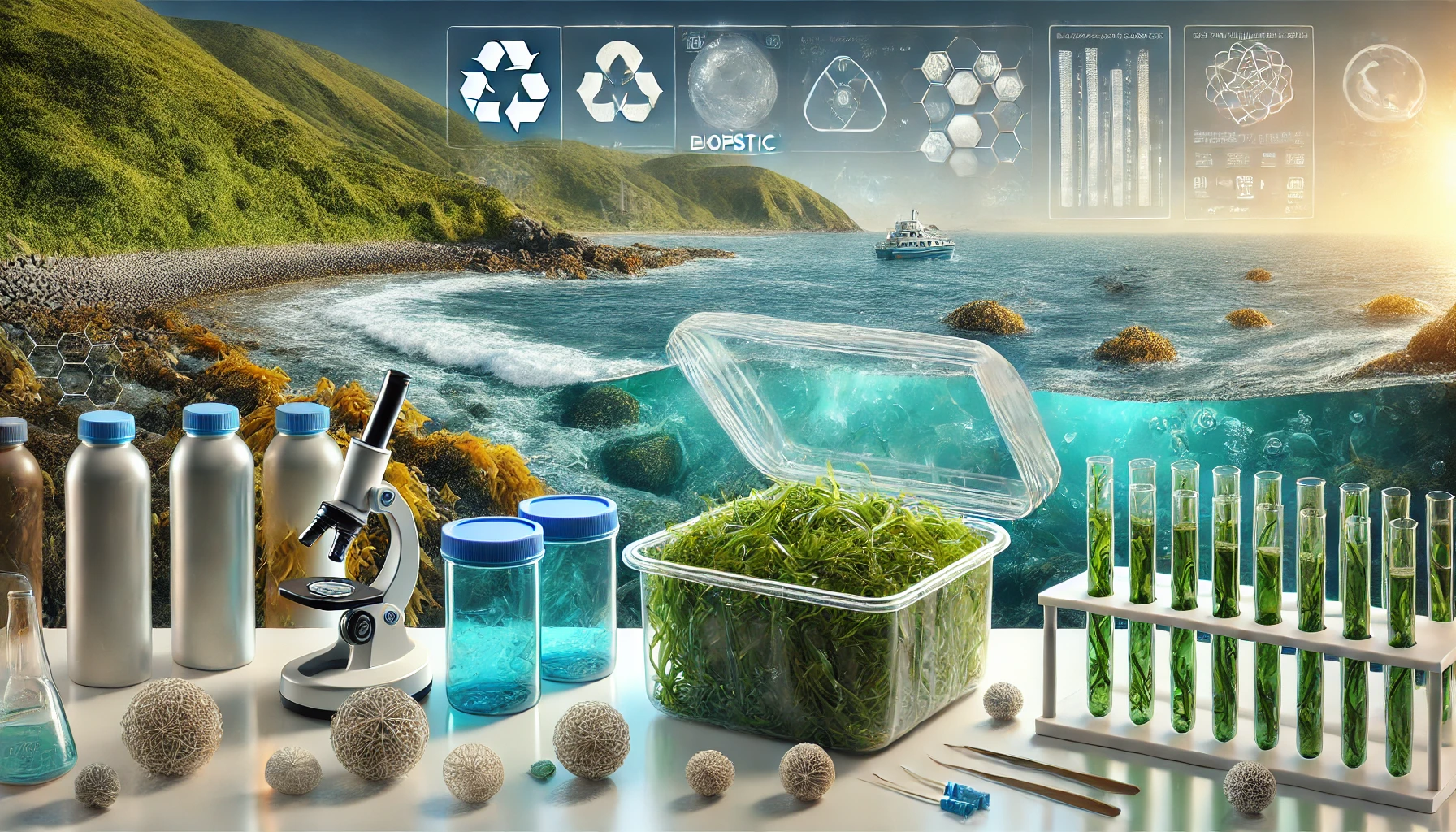 Revolutionizing Waste Management with Biodegradable Plastics from Seaweed